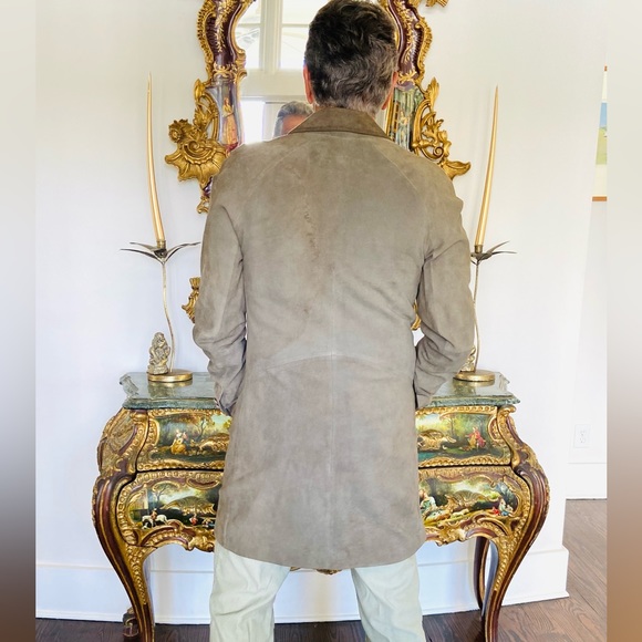 Varvatos 3/4 length 100% suede coat. Barely  used. Non smoking household - Picture 12 of 17